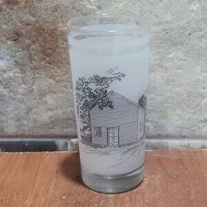 Texas 150th Anniversary Commemorative Frosted Glass Washington On The Brazos 198